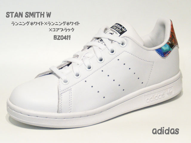 アディダス☆ウィメンズスニーカー【adidas】スタンスミス(STAN SMITH) W / ランニングホワイト×コアブラック / BZ0411