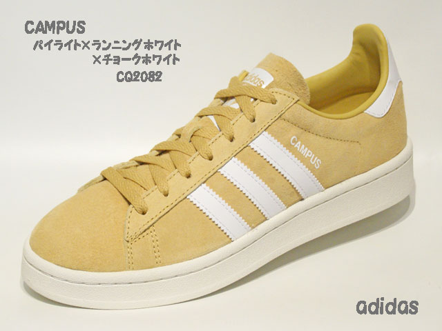 アディダス☆スニーカー【adidas】キャンパス (CAMPUS) / パイライト×ランニングホワイト×チョークホワイト / CQ2082