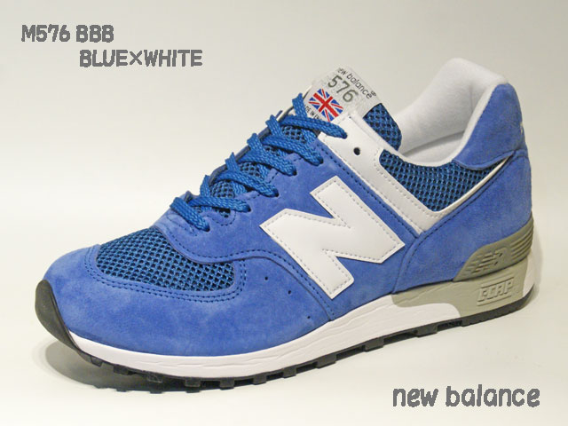 ニューバランス☆スニーカー【new balance】M576 BBB / BLUE×WHITE (ブルー×ホワイト)
